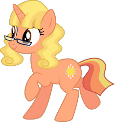 Size: 4000x4255 | Tagged: safe, artist:melisareb, imported from derpibooru, oc, oc only, oc:succulant holp, pony, unicorn, absurd resolution, base used, female, glasses, inkscape, mare, raised hoof, simple background, solo, transparent background, vector