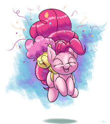 Size: 1600x1800 | Tagged: safe, artist:rocket-lawnchair, imported from derpibooru, li'l cheese, pinkie pie, earth pony, pony, the last problem, cute, duo, female, mama pinkie, older, older pinkie pie, smiling