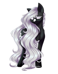 Size: 1500x1929 | Tagged: safe, artist:ohhoneybee, imported from derpibooru, oc, oc only, oc:chastity mist, earth pony, pony, female, mare, simple background, solo, transparent background