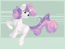 Size: 2560x1949 | Tagged: safe, artist:melloncollie-chan, imported from derpibooru, sweetie belle, robot, unicorn, cute, diasweetes, sweetie bot