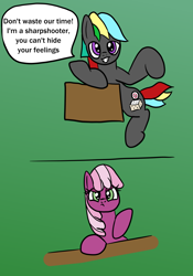 Size: 1024x1461 | Tagged: safe, artist:platinumdrop, imported from derpibooru, cheerilee, oc, oc:grey disc, colt, comic, female, filly, gradient background, male, simple background, speech bubble