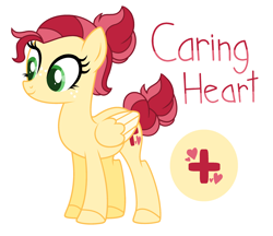 Size: 2640x2280 | Tagged: safe, artist:amazingly-gay-evan, artist:lazuli, artist:mint-light, imported from derpibooru, oc, oc only, oc:caring heart, pegasus, pony, base used, cutie mark, female, freckles, mare, offspring, parent:big macintosh, parent:fluttershy, parents:fluttermac, simple background, solo, white background