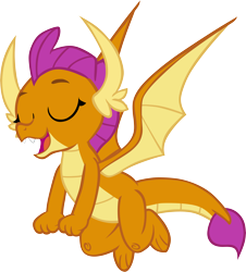 Size: 5428x6001 | Tagged: safe, artist:memnoch, imported from derpibooru, smolder, dragon, uprooted, cute, dragoness, female, simple background, smolderbetes, solo, the place where we belong, transparent background, vector, wings