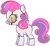 Size: 400x367 | Tagged: safe, edit, imported from derpibooru, sweetie belle, pegasus, pony, robot, robot pony, friendship is witchcraft, 1000 hours in ms paint, cute, diasweetes, female, filly, pegasus sweetie belle, race swap, recolor, sweetie bot