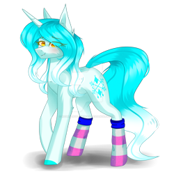 Size: 1920x1920 | Tagged: safe, artist:redheartponiesfan, imported from derpibooru, oc, oc only, oc:snow piece, pony, unicorn, deviantart watermark, female, mare, obtrusive watermark, simple background, solo, transparent background, watermark