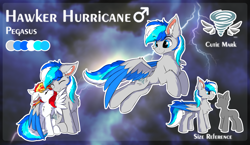 Size: 2073x1200 | Tagged: safe, artist:lunar froxy, imported from derpibooru, oc, oc only, oc:diamond sun, oc:hawker hurricane, pegasus, cheek fluff, chest fluff, ear fluff, female, fluffy, hawkmond, male, mare, nuzzling, oc x oc, reference sheet, shipping, size difference, stallion, straight