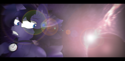 Size: 2220x1080 | Tagged: safe, artist:diamondgreenanimat0, edit, imported from derpibooru, oc, amazed, colorful, colourful, ethereal mane, galaxy, galaxy mane, horn, horn ring, loss, universe, wallpaper, wallpaper edit, watch, worried