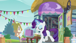 Size: 1920x1080 | Tagged: safe, imported from derpibooru, screencap, rarity, pony, dragon dropped, female, solo