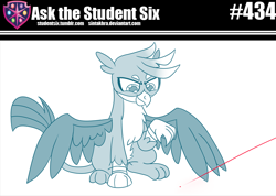 Size: 800x570 | Tagged: safe, artist:sintakhra, imported from derpibooru, gallus, griffon, tumblr:studentsix, behaving like a cat, catbird, cute, furry reminder, gallabetes, griffons doing cat things, laser pointer, male, solo