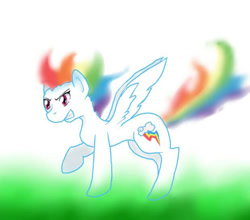 Size: 619x544 | Tagged: safe, artist:nekocleavergirl, imported from derpibooru, rainbow dash, pegasus, pony, female, mare, solo