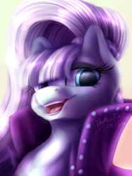 Size: 4500x6000 | Tagged: safe, artist:themessyfangirl, imported from derpibooru, coloratura, earth pony, pony, absurd resolution, countess coloratura, female, mare, open mouth, solo