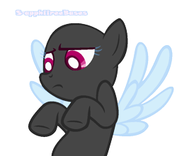 Size: 750x662 | Tagged: safe, artist:malachitebases, imported from derpibooru, oc, oc only, pegasus, pony, bald, base, bust, eyelashes, female, mare, pegasus oc, simple background, solo, transparent background, wings