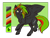 Size: 1070x822 | Tagged: safe, artist:chillyfish, imported from derpibooru, oc, oc only, oc:skyrim, pegasus, pony, female, goggles, mare, pegasus oc, raised hoof, reference sheet, simple background, solo, transparent background, wings