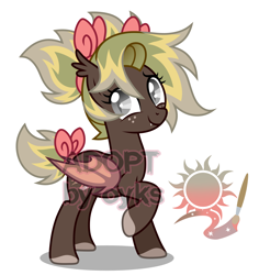 Size: 3300x3500 | Tagged: safe, artist:oyks, imported from derpibooru, oc, bat pony, pony, adoptable, blind, vector