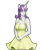 Size: 1024x1229 | Tagged: safe, artist:bunnynha, imported from derpibooru, twilight velvet, human, clothes, deviantart watermark, dress, female, horn, horned humanization, humanized, obtrusive watermark, pony coloring, pony ears, simple background, solo, transparent background, watermark