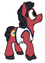 Size: 404x564 | Tagged: safe, artist:thebathwaterhero, imported from derpibooru, oc, oc only, earth pony, pony, earth pony oc, simple background, solo, transparent background