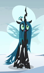 Size: 436x724 | Tagged: safe, imported from derpibooru, screencap, queen chrysalis, pony, frenemies (episode), cropped, female, solo