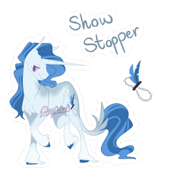 Size: 2000x2000 | Tagged: safe, artist:parrpitched, imported from derpibooru, oc, oc:show stopper, pony, unicorn, female, magical lesbian spawn, mare, offspring, parent:rarity, parent:trixie, parents:rarixie, simple background, solo, transparent background