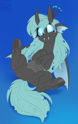 Size: 3455x5484 | Tagged: safe, artist:airfly-pony, imported from derpibooru, oc, oc only, changeling, changeling queen, changeling oc, changeling queen oc, patreon, patreon reward, solo