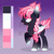 Size: 2000x2000 | Tagged: safe, artist:keyrijgg, imported from derpibooru, oc, bat pony, pony, adoptable, art, auction, pink, reference, reference sheet, simple background, watermark