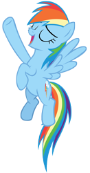 Size: 4899x9326 | Tagged: safe, artist:andoanimalia, imported from derpibooru, rainbow dash, pegasus, pony, tanks for the memories, flying, i'll fly, simple background, transparent background, vector