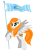 Size: 1208x1512 | Tagged: safe, artist:agdistis, imported from derpibooru, oc, oc only, oc:ginger peach, pegasus, pony, /mlp/, butt, drawthread, equestrian flag, green eyes, orange hair, pegasus oc, plot, simple background, solo, transparent background, wings