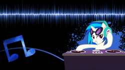 Size: 1920x1080 | Tagged: safe, artist:minhbuinhat99, artist:the smiling pony, artist:tsabak, edit, imported from derpibooru, dj pon-3, vinyl scratch, pony, unicorn, cutie mark, cutie mark background, female, mare, solo, wallpaper, wallpaper edit