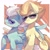 Size: 1600x1600 | Tagged: safe, artist:masa_0006, imported from derpibooru, fleetfoot, spitfire, pegasus, pony, abstract background, chest fluff, cute, duo, featured image, female, fluffy, frown, glare, grin, hug, leg fluff, looking at you, mare, raised hoof, smiling, smirk, spread wings, sunglasses, winghug, wings