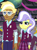 Size: 528x708 | Tagged: safe, imported from derpibooru, screencap, lemonade blues, normal norman, trenderhoof, upper crust, varsity trim, human, equestria girls, friendship games, clothes, comb, cropped, crystal prep academy uniform, decoration, disco ball, ear piercing, earring, facial hair, female, glasses, goatee, gym, jewelry, male, necklace, piercing, plaid skirt, pleated skirt, school uniform, skirt, skunk stripe