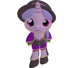 Size: 768x720 | Tagged: safe, artist:topsangtheman, imported from derpibooru, sea swirl, seafoam, pony, unicorn, 3d, clothes, female, hat, looking at you, simple background, solo, source filmmaker, transparent background, uniform