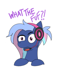 Size: 671x877 | Tagged: safe, artist:blazep0ny, imported from derpibooru, oc, oc only, oc:bit rate, pony, cute, fuf, gamer, headphones, ponyfest, simple background, solo, transparent background