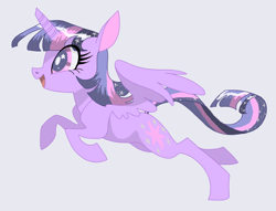 Size: 1280x980 | Tagged: safe, artist:sigmapegasi, imported from derpibooru, twilight sparkle, alicorn, pony, cute, female, mare, open mouth, profile, solo, starry eyes, twiabetes, twilight sparkle (alicorn), wingding eyes