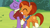 Size: 1920x1080 | Tagged: safe, anonymous editor, artist:cloudy glow, artist:cloudyglow, artist:dashiesparkle, artist:dashiesparkle edit, artist:hendro107, artist:tardifice, imported from derpibooru, firelight, starlight glimmer, stellar flare, sunburst, pony, unicorn, eyes closed, female, giant/tiny, grin, male, mare, micro, raised hoof, shrunken, size difference, smiling, stallion, tiny, tiny ponies, vector, vector used