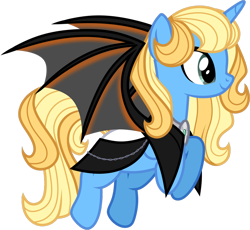 Size: 1280x1178 | Tagged: safe, alternate version, artist:helenosprime, imported from derpibooru, oc, oc only, oc:skydeviant, alicorn, bat pony, bat pony alicorn, pony, bat wings, clothes, female, horn, mare, simple background, solo, transparent background, wings