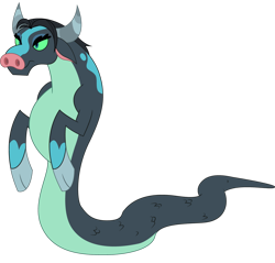 Size: 1024x978 | Tagged: safe, artist:koolfrood, imported from derpibooru, queen chrysalis, ophiotaurus, frenemies (episode), cloven hooves, disguise, disguised changeling, female, green sclera, simple background, solo, transparent background, vector