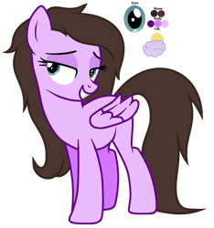 Size: 1280x1365 | Tagged: safe, artist:cindydreamlight, artist:cindystarlight, imported from derpibooru, oc, oc only, oc:purple cloud, pegasus, pony, female, mare, simple background, solo, transparent background