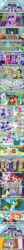 Size: 640x6776 | Tagged: safe, edit, edited screencap, imported from derpibooru, screencap, apple bloom, auburn vision, berry blend, berry bliss, blueberry curls, bubblegum blossom, citrine spark, cloudburst, daisy, discord, fire flicker, fire quacker, flower wishes, fortune favors, gallus, huckleberry, lighthoof, ocellus, peppermint goldylinks, pinkie pie, princess celestia, rainbow dash, rarity, sandbar, scootaloo, shimmy shake, silverstream, smolder, spike, starlight glimmer, sugar maple, summer breeze, sweetie belle, twilight sparkle, violet twirl, yona, alicorn, changeling, draconequus, dragon, griffon, hippogriff, pony, yak, 2 4 6 greaaat, discordant harmony, marks for effort, molt down, school daze, the return of harmony, book, chocolate, coach rainbow dash, college humor, comic style, cutie map, cutie mark crusaders, empathy cocoa, female, filly, food, fountain, friendship student, hot chocolate, implied drinking, implied grampa gruff, laughing, lying down, marshmallow, school of friendship, shrunken pupils, student six, text, twilight sparkle (alicorn), twilight's castle, winged spike, wings, yelling