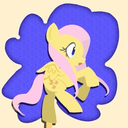 Size: 768x768 | Tagged: safe, artist:tomizawa96, imported from derpibooru, fluttershy, pegasus, pony, female, paper, solo