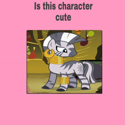 Size: 894x894 | Tagged: safe, edit, edited screencap, imported from derpibooru, screencap, zecora, is this character cute, meme