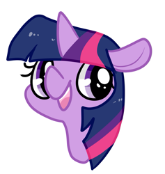 Size: 901x952 | Tagged: safe, artist:pegacornss, imported from derpibooru, twilight sparkle, pony, bust, cute, female, mare, open mouth, portrait, simple background, solo, twiabetes, white background