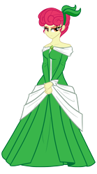 Size: 1000x1800 | Tagged: safe, artist:geraritydevillefort, imported from derpibooru, apple bloom, equestria girls, clothes, dress, eugenie danglars, female, gown, older, older apple bloom, simple background, solo, the count of monte cristo, transparent background