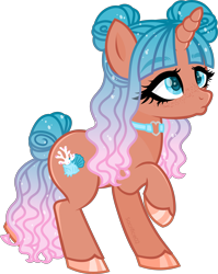 Size: 5528x6937 | Tagged: safe, artist:sacrifice02, imported from derpibooru, oc, oc only, pony, unicorn, base used, choker, cute, cutie mark, female, freckles, mare, ocean, simple background, solo, transparent background, treasure, vector