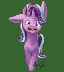 Size: 2796x3142 | Tagged: safe, artist:aliceg, deleted from derpibooru, imported from derpibooru, starlight glimmer, pony, unicorn, solo, tongue out