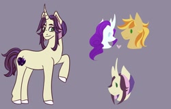 Size: 1280x820 | Tagged: safe, artist:ponibee, imported from derpibooru, braeburn, rarity, oc, female, male, offspring, parent:braeburn, parent:rarity, parents:rariburn, rariburn, shipping, straight