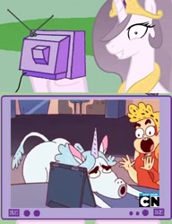 Size: 704x915 | Tagged: safe, edit, imported from derpibooru, princess celestia, unicorn, princess molestia, butt, cartoon network, cheetara, exploitable meme, meme, obligatory pony, plot, thundercats, thundercats roar, tv meme