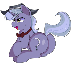 Size: 948x843 | Tagged: safe, artist:rainbowtashie, imported from derpibooru, igneous rock pie, night light, oc, oc:evening emeralds, earth pony, pony, unicorn, bowtie, butt, commissioner:bigonionbean, cutie mark, extra thicc, flank, fusion, fusion:evening emeralds, fusion:igneous rock pie, fusion:night light, hat, male, plot, simple background, stallion, the ass was fat, thicc ass, transparent background, writer:bigonionbean