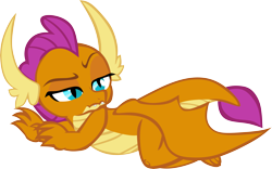 Size: 5851x3645 | Tagged: safe, artist:memnoch, imported from derpibooru, smolder, dragon, absurd resolution, dragoness, female, flying, looking back, simple background, solo, transparent background, vector