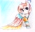 Size: 2584x2322 | Tagged: safe, artist:liaaqila, imported from derpibooru, oc, oc only, oc:aurelia freefeather, oc:aurelleah, oc:aurry, pegasus, pony, clothes, commission, cute, dress, fancy dress, female, happy, looking at you, mare, ocbetes, simple background, smiling, smiling at you, solo, traditional art, watercolor painting, white background