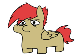 Size: 700x508 | Tagged: safe, artist:slamjam, imported from derpibooru, oc, pegasus, squatpony