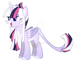 Size: 983x813 | Tagged: safe, artist:eyesorefortheblind, imported from derpibooru, oc, oc:mystic mysteries, alicorn, pony, alicorn oc, base used, horn, leonine tail, simple background, solo, transparent background, wings